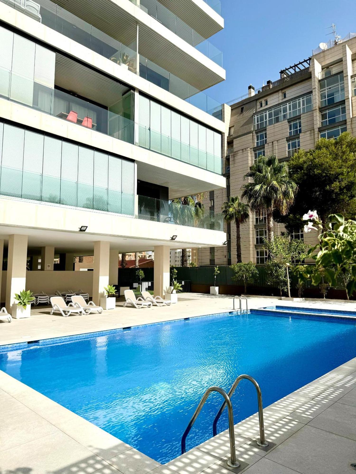 Calpe Beach II - Sea & Pool View Apartment Extérieur photo